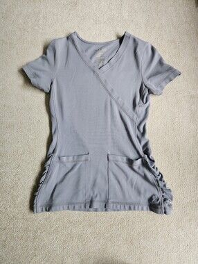 Jaanuu Ruched Scrub Top- S